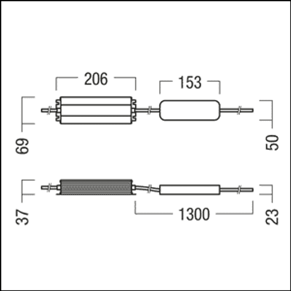 LINELIGHT DRIVER 1992A/BW/175W LDO - Dimmable control unit image 2