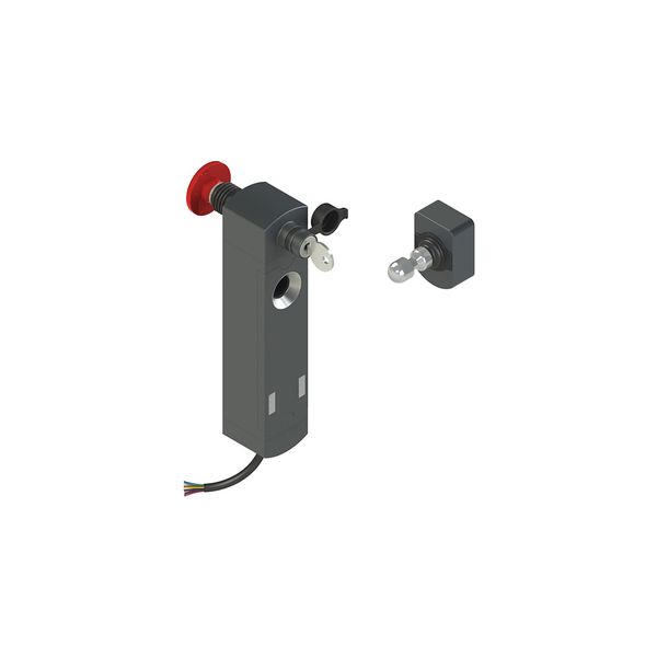 NS series safety locking switch, with actuator image 1