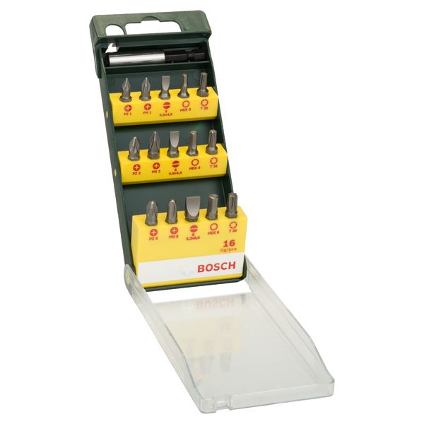 16-piece screwdriver bit set image 1