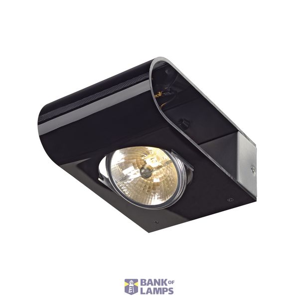 RETROSIX WALL QRB wall lamp, max. 50W, br. alu/black image 1
