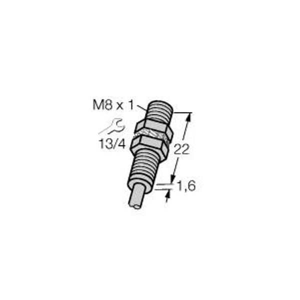 Inductive Sensor   BI1.5-EG08K-Y1 image 1