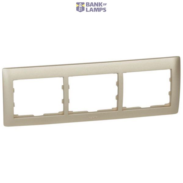 Cover Plate Galea Life 771403 3-Gang Horizontal Titan image 1