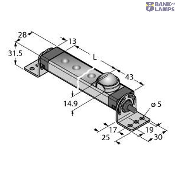 LED Linear Light In the Metal Housing   WLS28-2XW145XM image 1