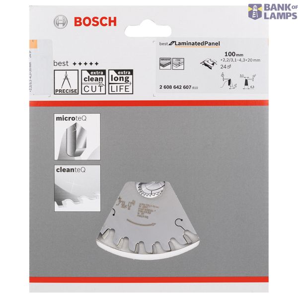 Best for Laminated Panel conical scoring blade 100 x 20 x 2,2 mm; 24 image 2