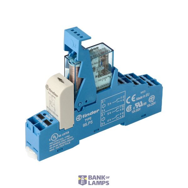 Rel. interface Mod. Push-IN 1CO 16A/24VDC SEN/ AgSnO2/LED/diode image 3
