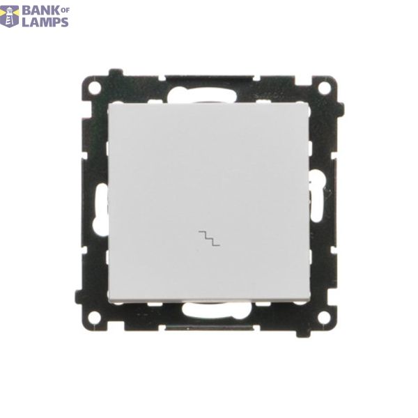 Two-way switch, 10AX, light gray matt image 1