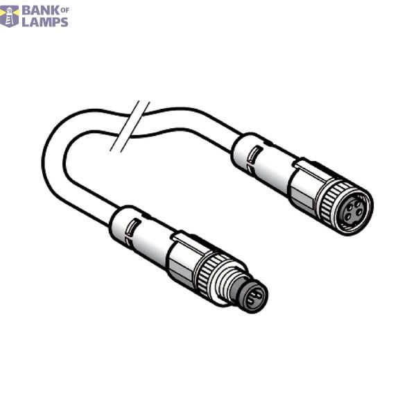 Cable Jumper straight M12 8-pin Male, straight M12 8-pin Female, PUR c image 6