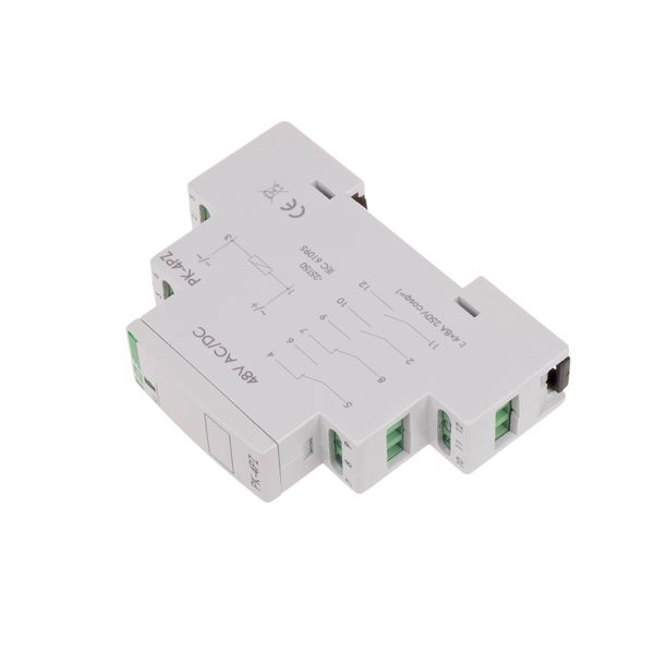 electromagnetic relay PK-4PZ 48V image 3