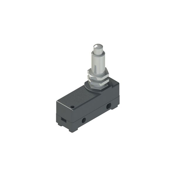Microswitch with threaded plunger image 1