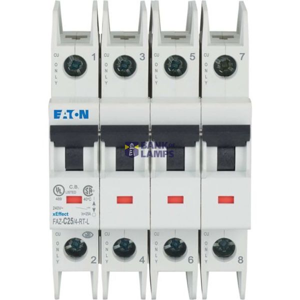 FAZ-C25/4-RT-L Eaton Moeller series xEffect - FAZ-NA, FAZ-RT MCB image 1
