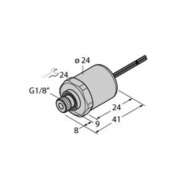 Pressure Transmitter With Voltage Output (3-Wire)   PT1VR-1013-U1-WM0.5 image 1