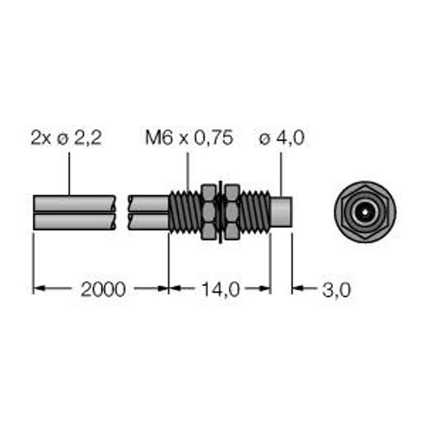 Plastic Fiber Bifurcated Fiber   PBCT46U image 1