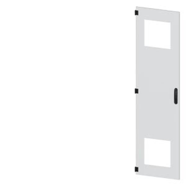 SIVACON, door, left, with cutout for filter fan, with ventilation openings image 2