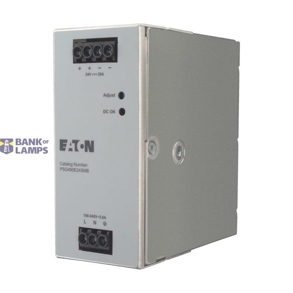 Power supply unit, Single-phase, 90 - 264 V AC / 24 V DC, 20 A, 480 W image 3