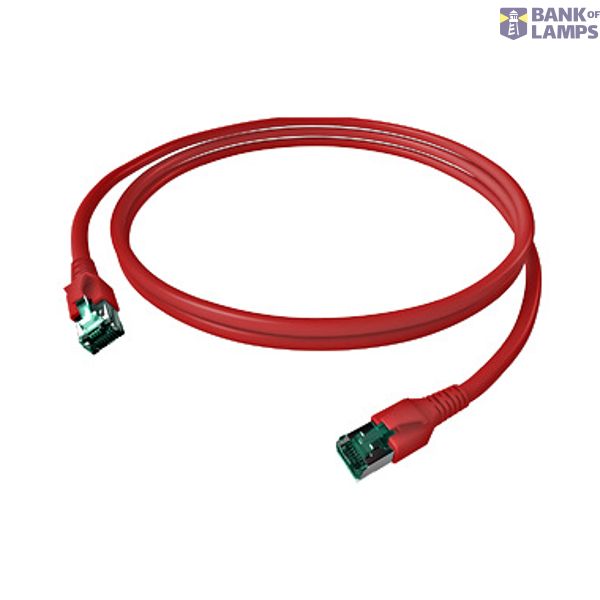 FlexBoot Patch Cord, Cat.6a, Shielded, Red, 7.5m image 1
