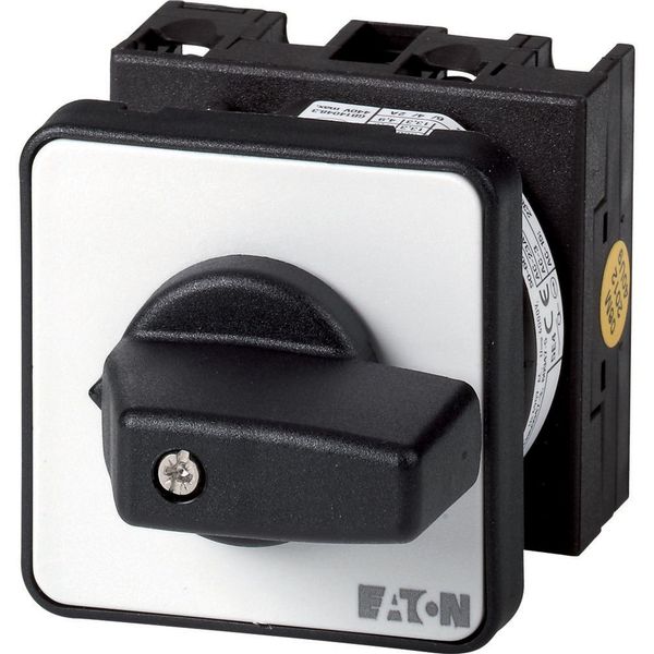 T0-3-8901/EZ On-Off switch, 3 pole + N + 1 N/O + 1 N/C, 20 A, 90 °, center mounting image 3