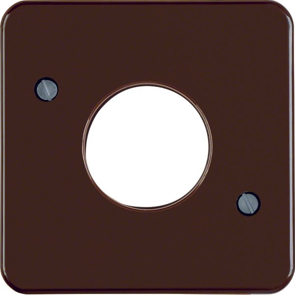 Centre plate f. push-b./pilot lamp E10, splash-prot. flush-mtd IP44, b image 1