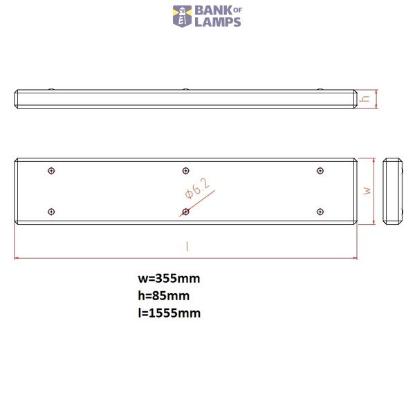 SARW LED Sport 102W,840,11441lm,IP20,230V,DALI,white image 3