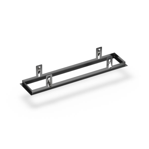 Recessed frame L 650 B 141 H 2 HEL 94 colour: black image 1