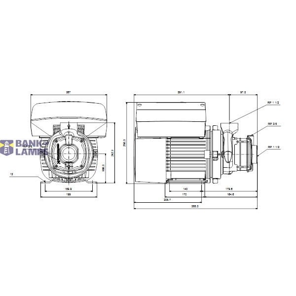 Horizontal multistage pump CME10-2 A-R-A-V-AQQV S-A-D-N 3x400V HR image 3