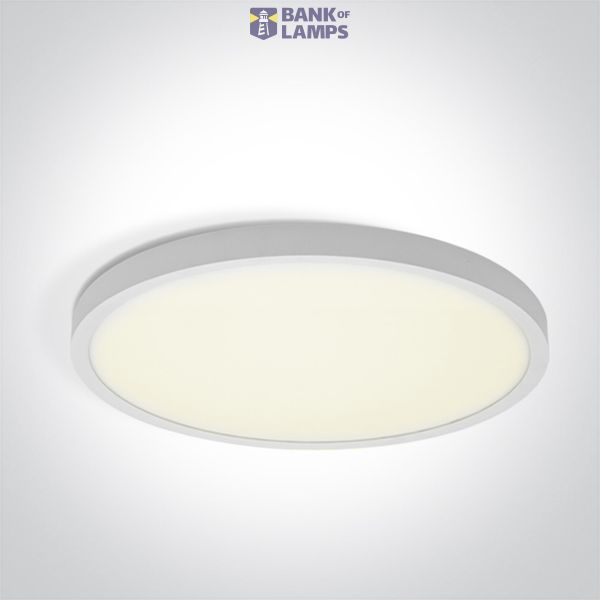 62006C/W/V WHITE PLAFO 40W CCTV IP20 230V image 1