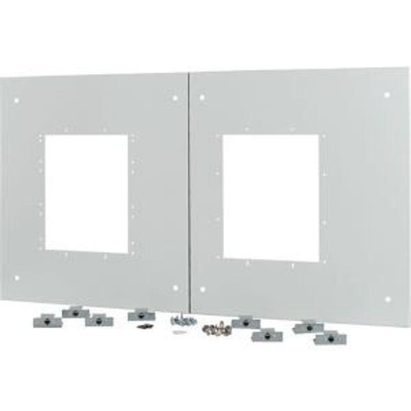 XTMP2IX16FC-H550W1000 Front panel for 2x IZMX16, fixed mounting, HxW=550x1000mm image 2