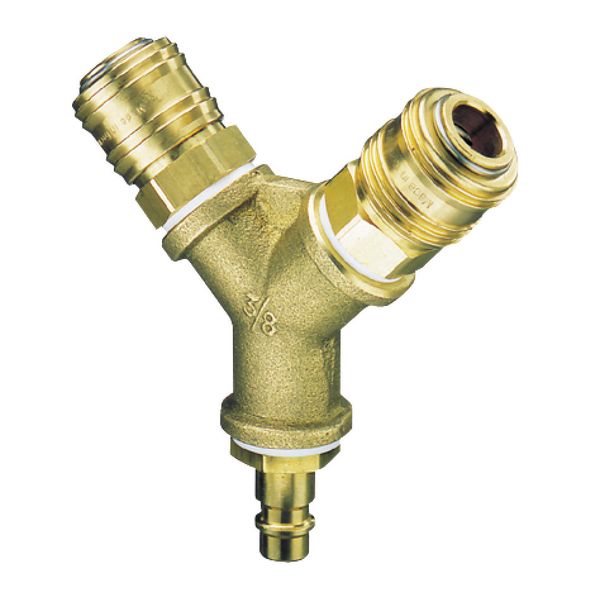 Quick coupling for compressed air image 1