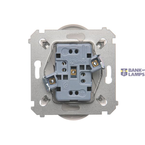 TV-DATA aerial socket, atten.: 5dB, Silver matt, metalic image 1