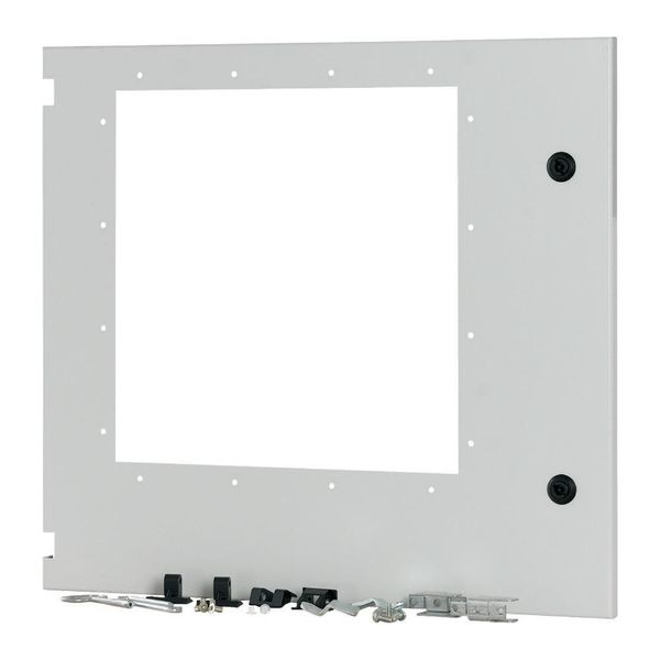 XTMPIX40FD-H550W600 Front door for IZMX40, fixed, HxW=550x600mm, IP55, grey image 2