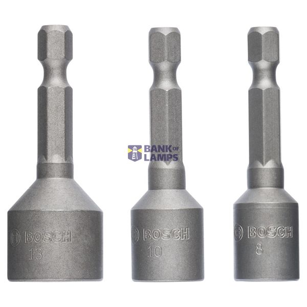 3-piece nutsetter pack 50 mm; 8, 10, 13 mm image 1