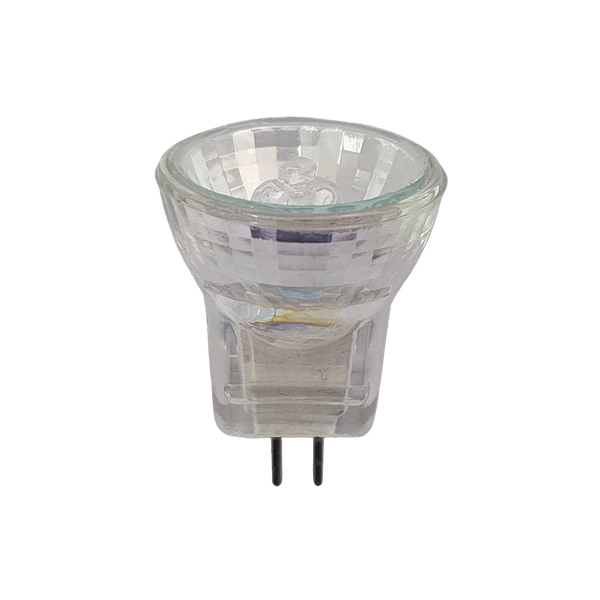 Halogen reflector lamp MR8 GU4 23x35 12V 35W 300Lm 2Khrs Clear Cover 26° image 1