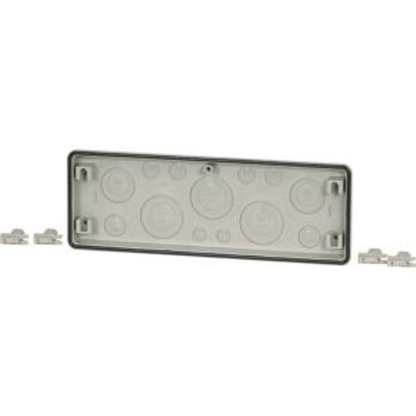 FL4-5 Flange, knockout 2x M16, 4x M20, 2x M25/16, 2x M40/25, 3x M50/32, HxWxD=116x329x23mm image 4