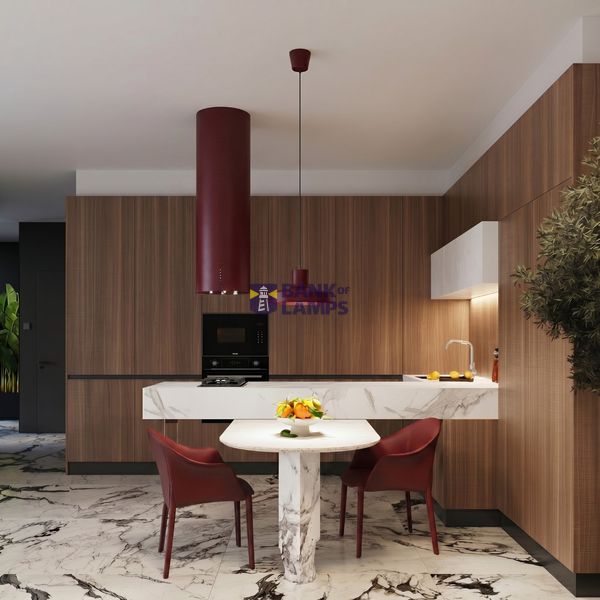 Pendant lamp BILO burgundy image 8
