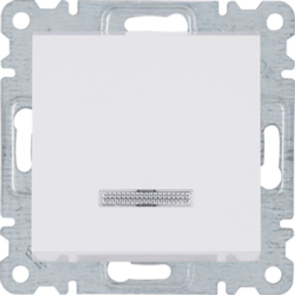 Interrupt SA with indicator light 16A - white Ss/Vis image 1