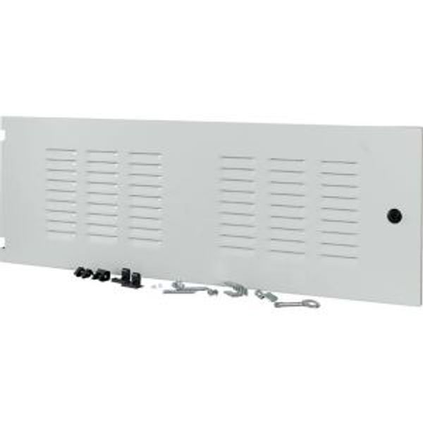 XTSZDSQV4L-H350W1000 Section wide door, ventilated, left, HxW=350x1000mm, IP42, grey image 4