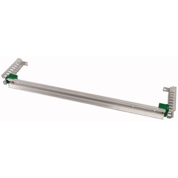 BPZ-DINR13-400-T Rigid busbar kit, for B = 400 mm, DIN-Rail,  +2 mounting towers adjustable in height image 1