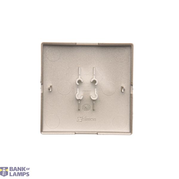 Interdediate switch with LED indicator light without pictogram, (module), 10AX, quick connection, anthracite, metalic image 1