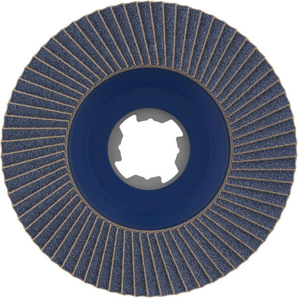 X-LOCK Flap discs, angled version, plastic plate, Ø115mm, G 40, X571, Best for Metal, 1pce image 2
