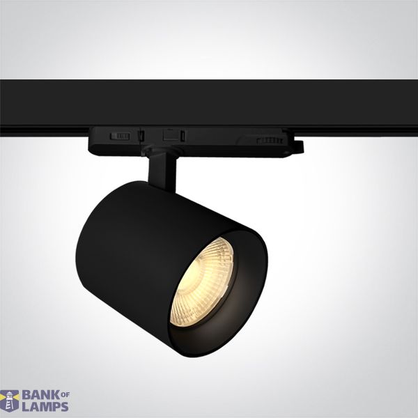 65634DT/B/V BLACK COB 35W PV CCTV TRACK SPOT 230V image 1