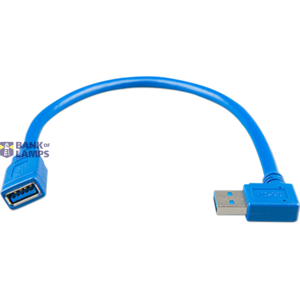 Victron Energy Control panel accessories USB extension cable 0.3m one side right angle image 1
