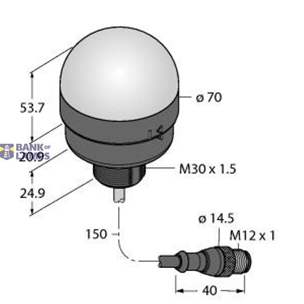 LED Signal Light Beacon   K70LGYRPQP image 2