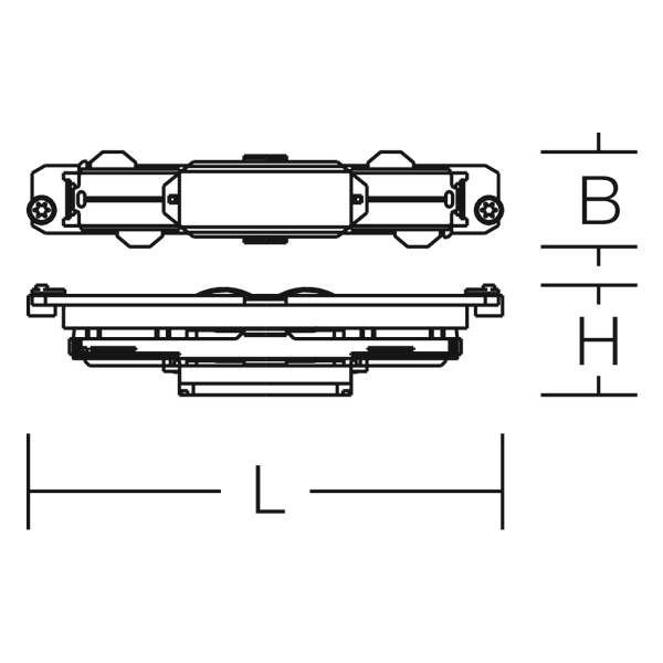 Coupling L 85 B 20 H 26 colour: black XTS 621-2 image 4