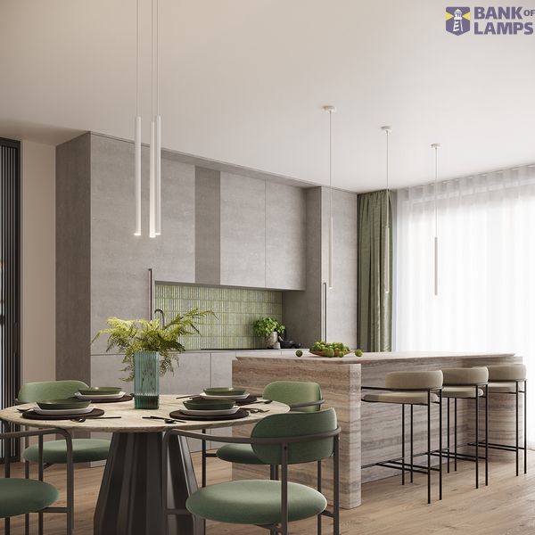 Pendant lamp ARCHE 2P white image 5