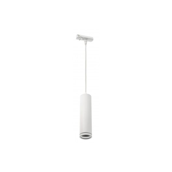 Track luminaire 1-phase SOLIS 2, GU10 Bulb, max. 20 W, AC220-240V, IP20, round, white image 1