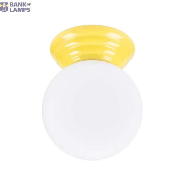 Ceiling lamp ZORI yellow IP44 image 1