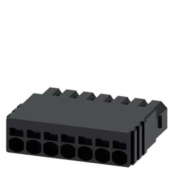 Connector for communication module, 7-pole, spring-type terminal image 1