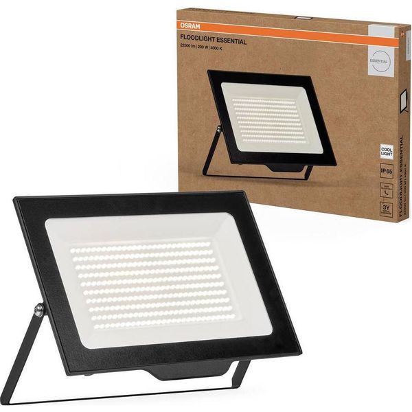 LED floodlight Essential 200W 4000K black image 1
