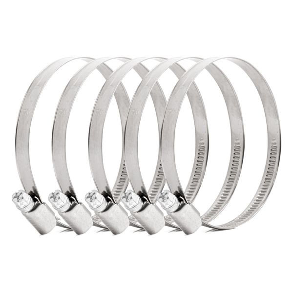 Screw clamp 5 pcs 70-90mm/9mm W2 AMIO-04591 image 1