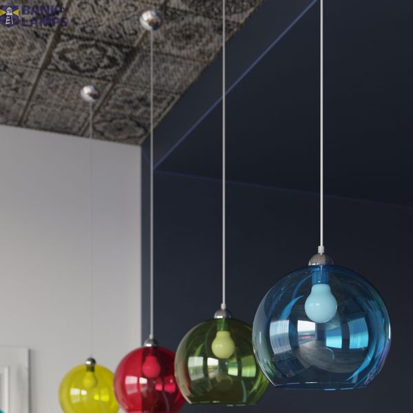 HANGING LAMP BALL CHAMPAGNE E27 1X60W IP20 image 9