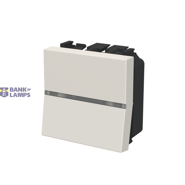Push-button, SP without symbol, with indicator LED - 2M - Dune image 2